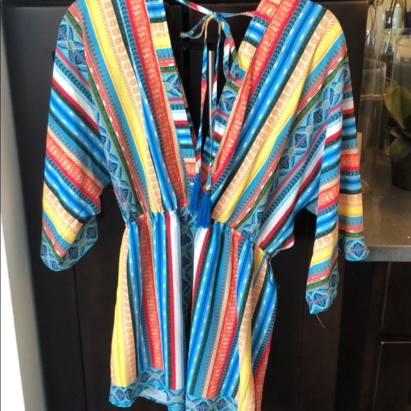 Forever 21 multicolored romper - Picture 6 of 7